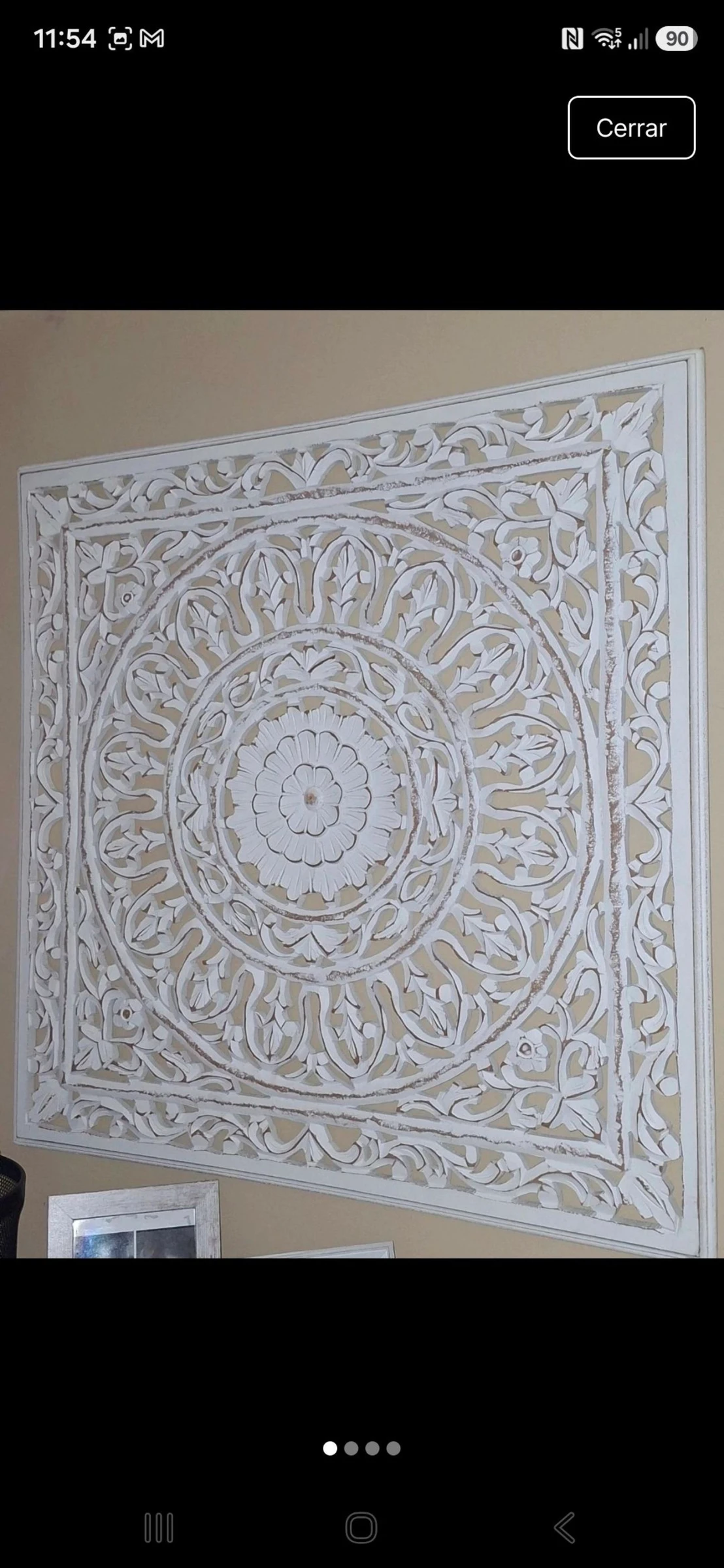 Cuadro cuadro de decoración mandala oriental
